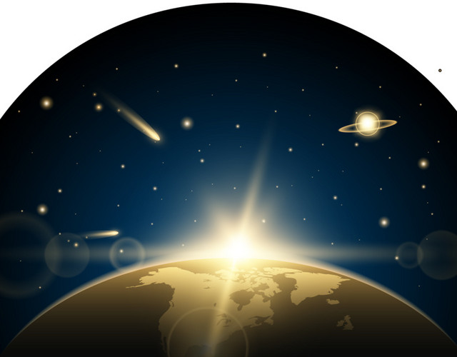精美星光光效元素矢量素材