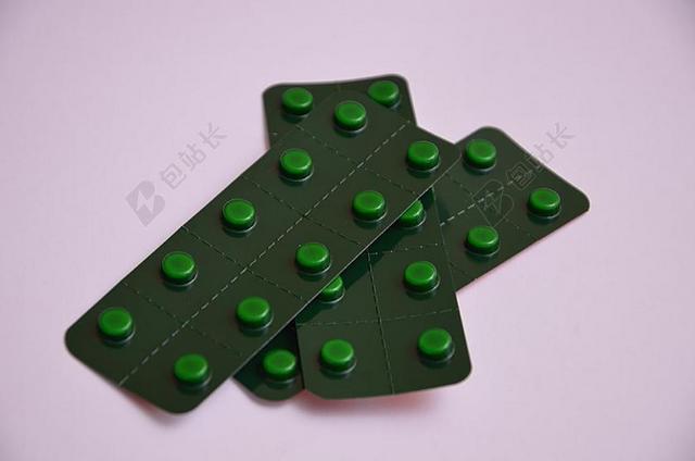 医疗绿色的药品背景图片