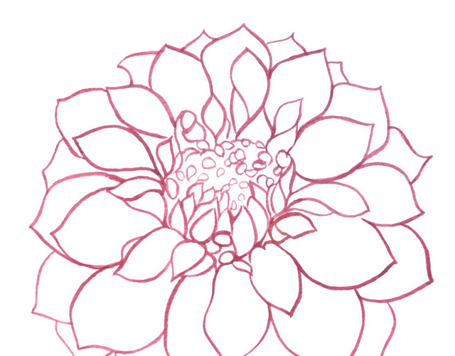 手绘花纹素材