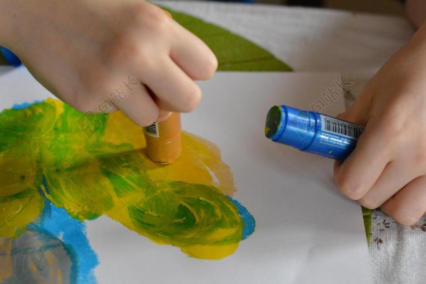 广告时尚油漆绘画背景图片