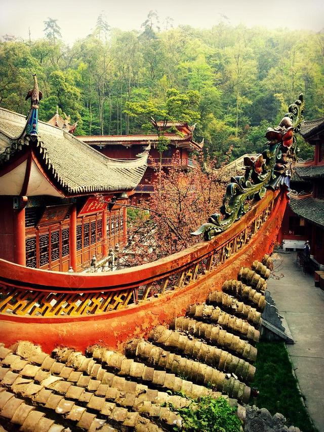 亚洲 中国 贵阳 贵阳黔灵公园 寺 结构 旅行 建设 农村
