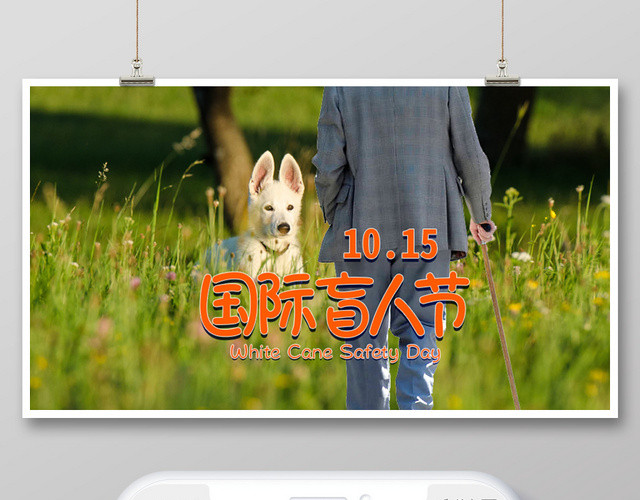绿色自然1015国际盲人日微信公众号