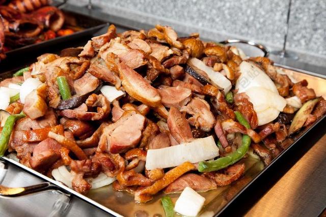鸭 食品 热 肉 亚洲 烤