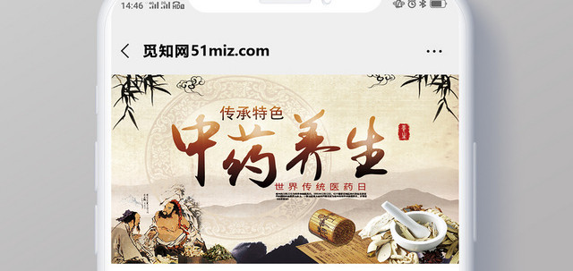 封面中药养生世界传统医药日微信公众号用图