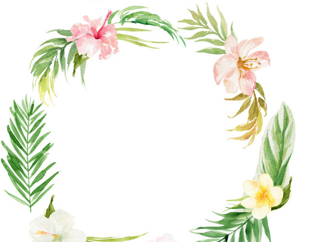 拼接花环素材