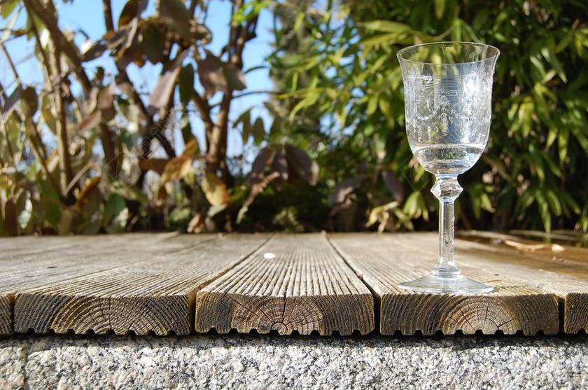 广告时尚透明玻璃杯子背景图片