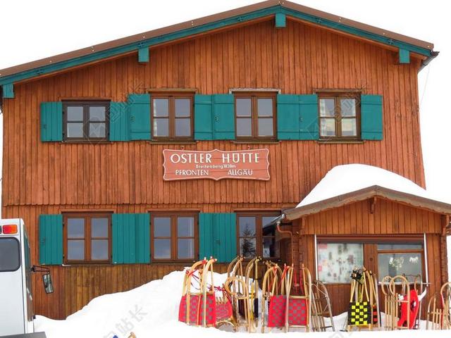 幻灯片 棚屋 雪 乐趣 平底雪橇 滑雪旅馆 雪橇 木制雪橇