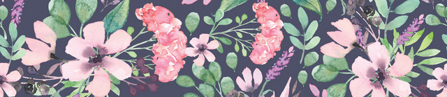 粉色小花花纹矢量素材