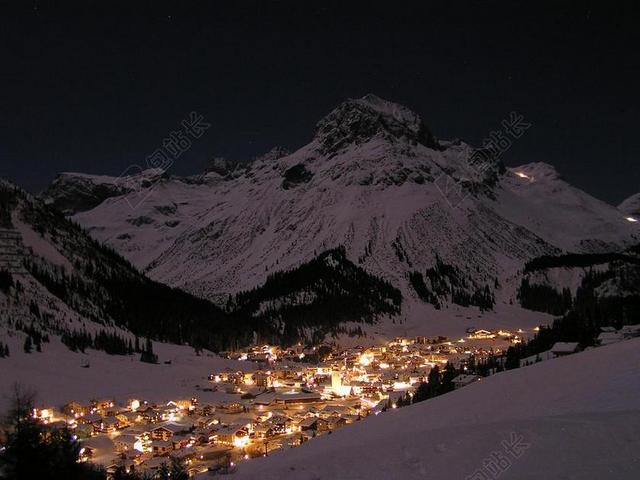 摄影唯美夜景灯光背景图片
