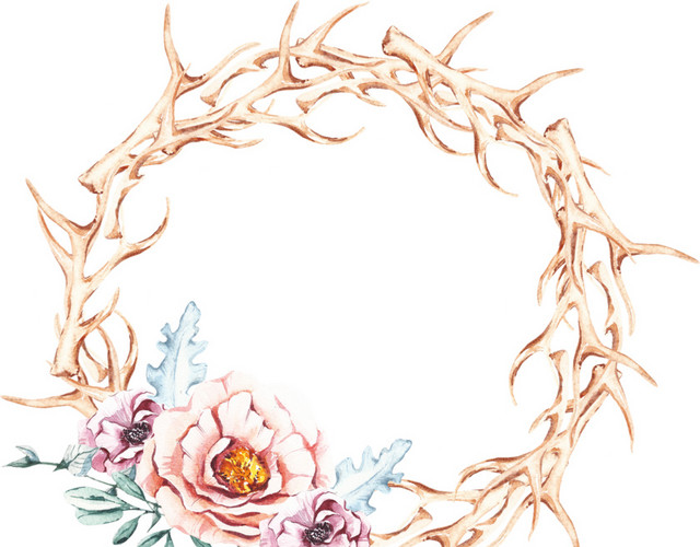 花环矢量素材