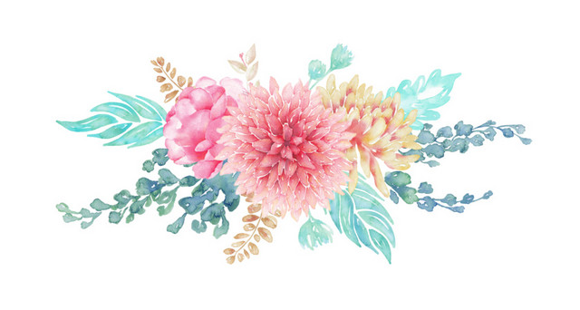 清新花边矢量素材