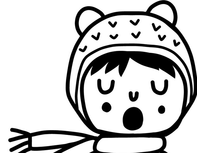 手绘男孩简笔画