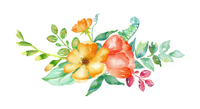 清新花边矢量素材
