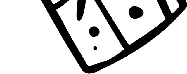 黑白手绘礼物盒