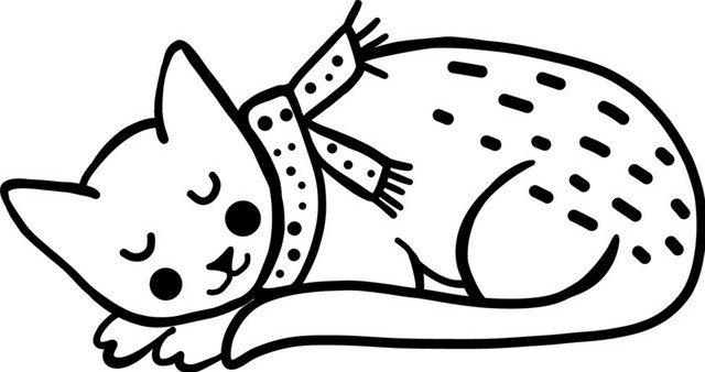 儿童手绘猫
