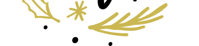 简单手绘圣诞LOGO