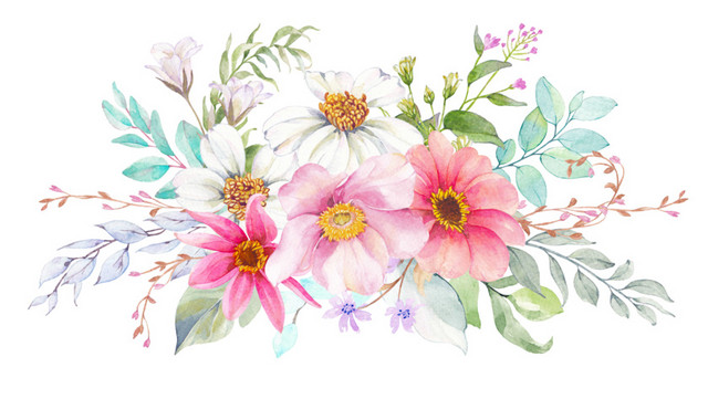 清新花边素材