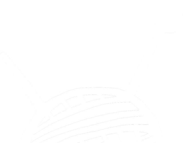 白色手绘毛线球