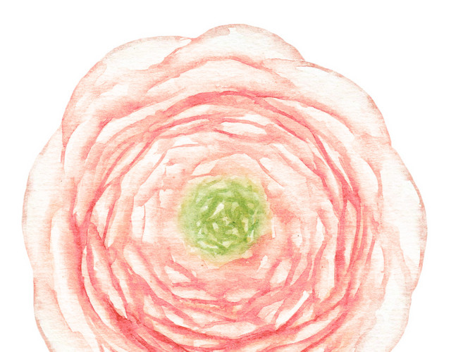 粉红色小花矢量素材