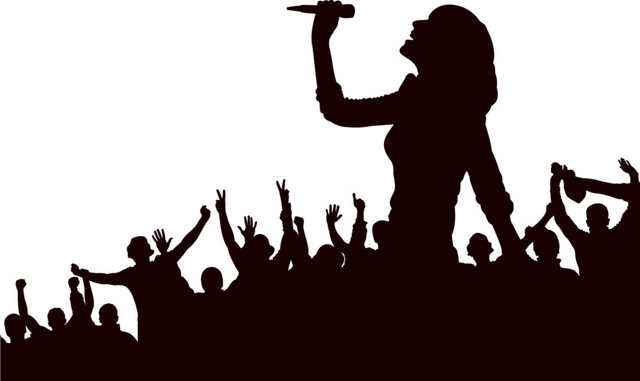 演唱人物剪影