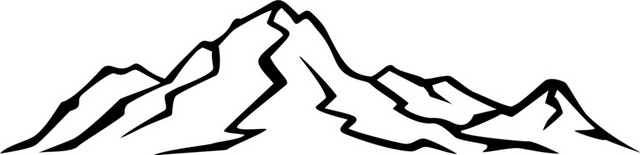 山峰剪影