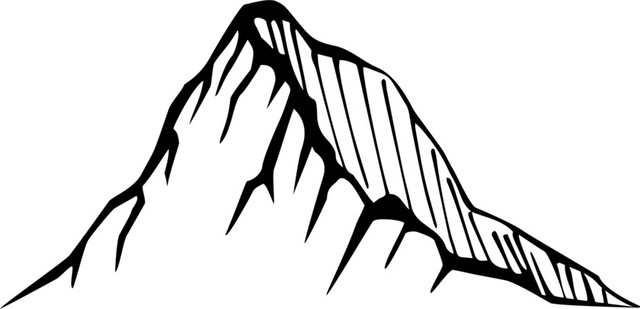 山峰剪影
