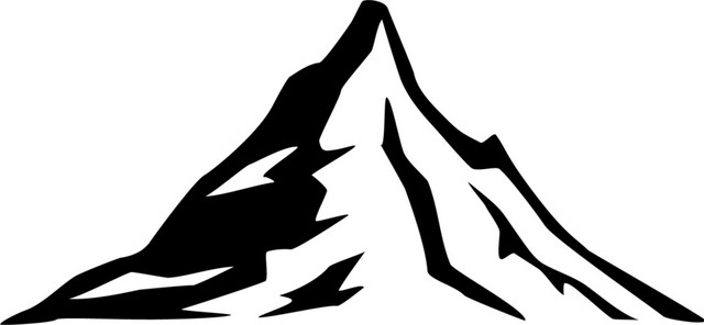 山峰剪影