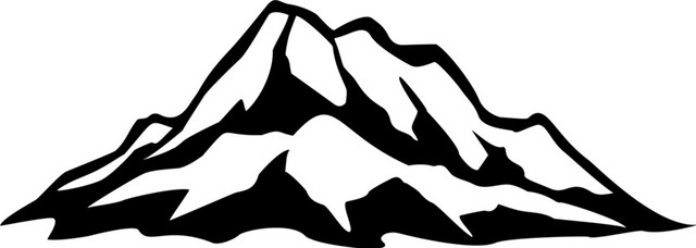 山峰剪影