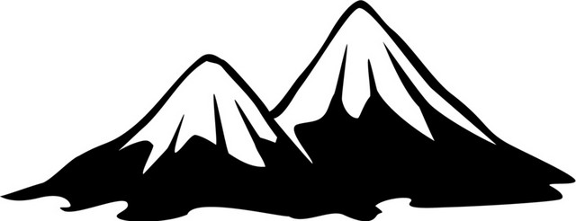 山峰剪影