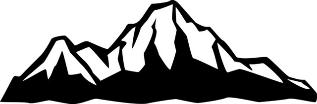 山峰剪影