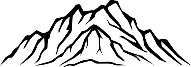 山峰剪影