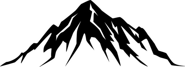 山峰剪影