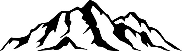 山峰剪影