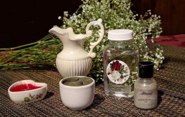 面膜 面部 泥 玫瑰香水 温泉 化妆品 洁面 帆船