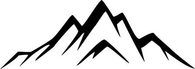 山峰剪影