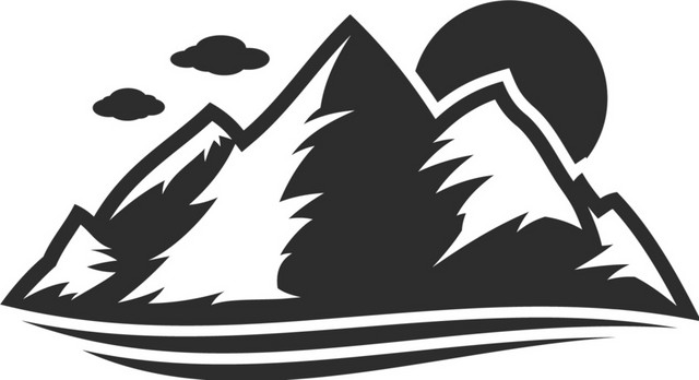 山峰剪影