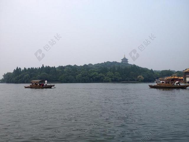 旅游自然西湖游行背景图片
