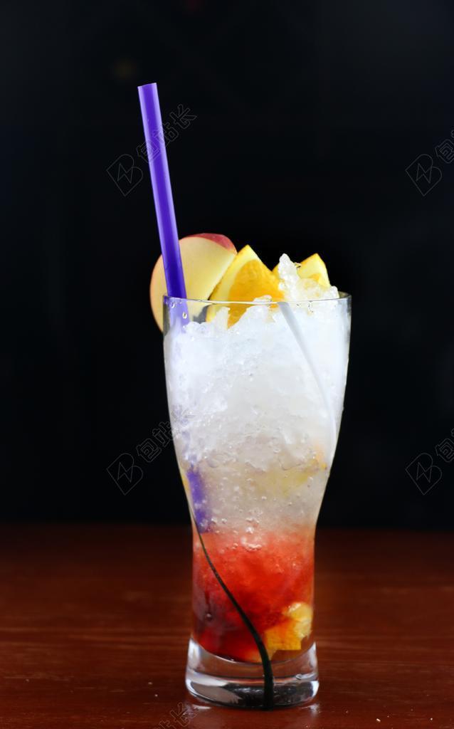 食物冰冻的鸡尾酒背景图片