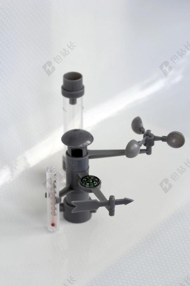 广告简约气象站绿色科学背景图片