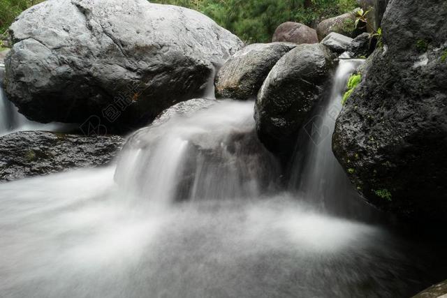 旅游自然户外瀑布背景图片