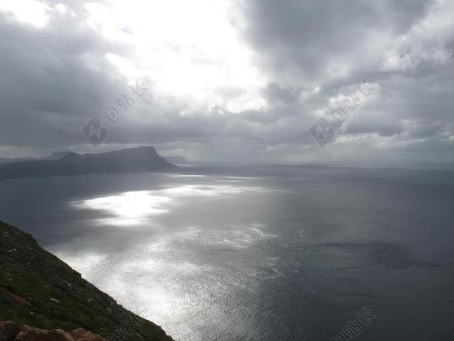 看 印度人 海洋 云 下雨天 天气 海 滨