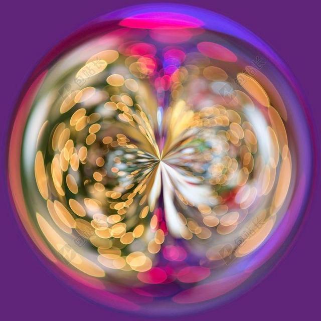 摄影模糊的气泡灯光背景图片