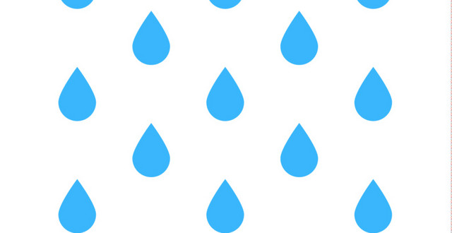 卡通图标下雨素材