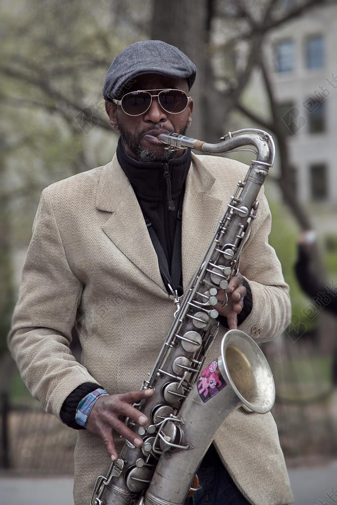 SAX 球员 爵士乐 纽约 音乐 仪器 音乐家 萨克斯 播放