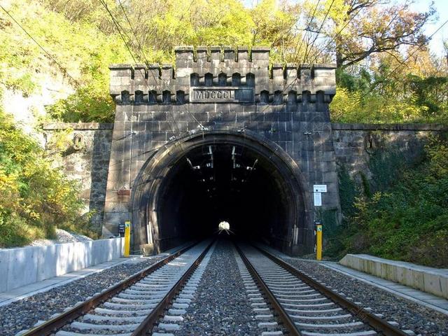 梅尔克 WACHBERGTUNNEL 鼓室 隧道口 REAILWAY