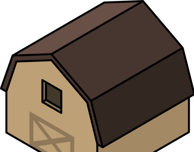 立体库房仓库房屋素材