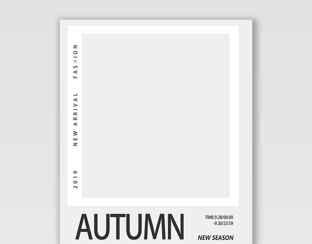 服装秋冬上新AUTUMN电商BANNER海报