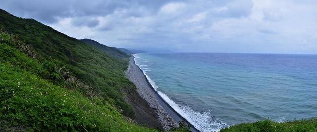 旅游自然海岸线景观背景图片