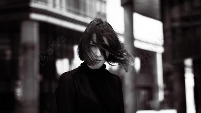 摄影唯美时尚的女孩背景图片