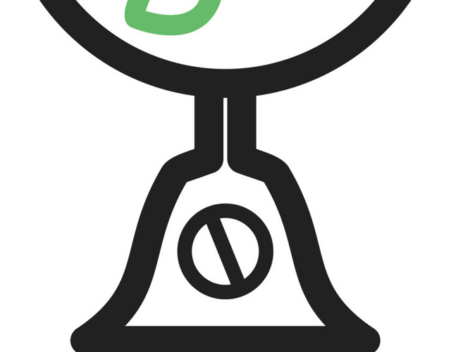 黑绿色简约居家风扇图标
